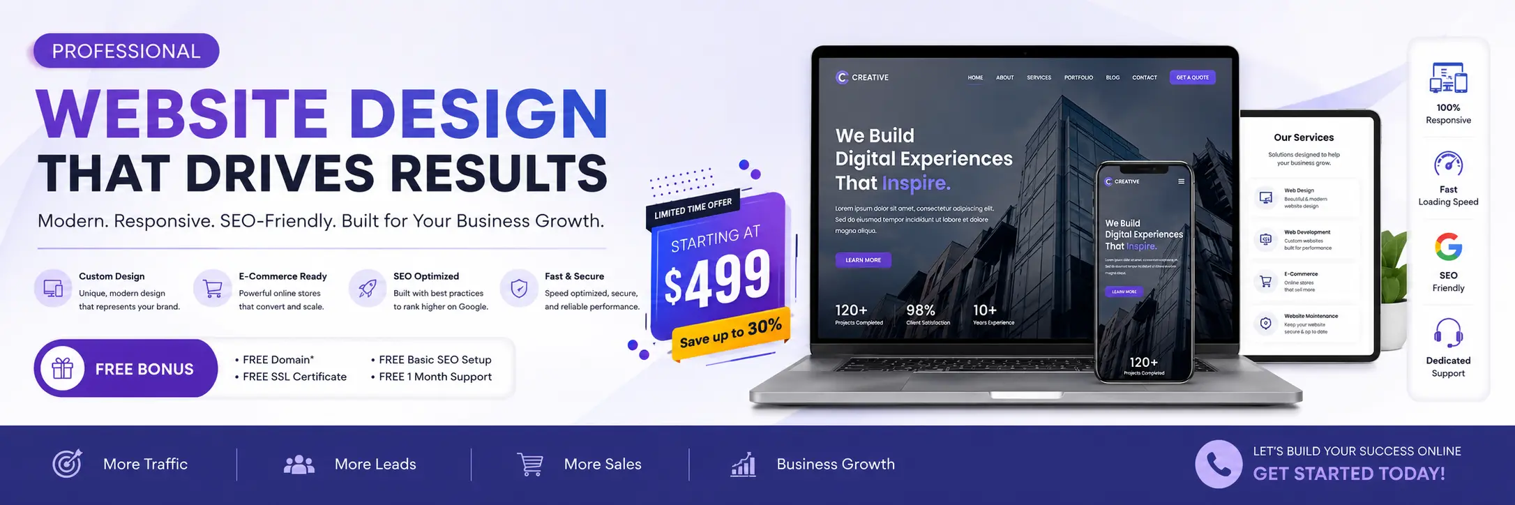 SEO-friendly website design and booking systems for beauty salons