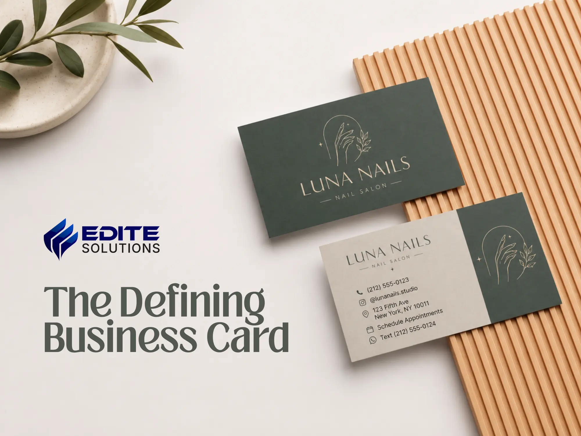 EDITE Solutions client design showcase