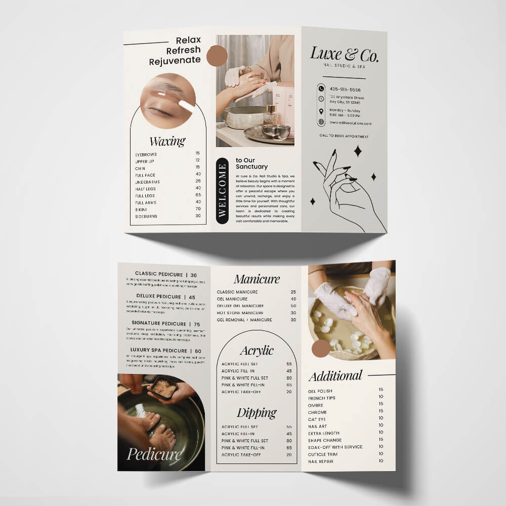 NBR-201 Brochure design template