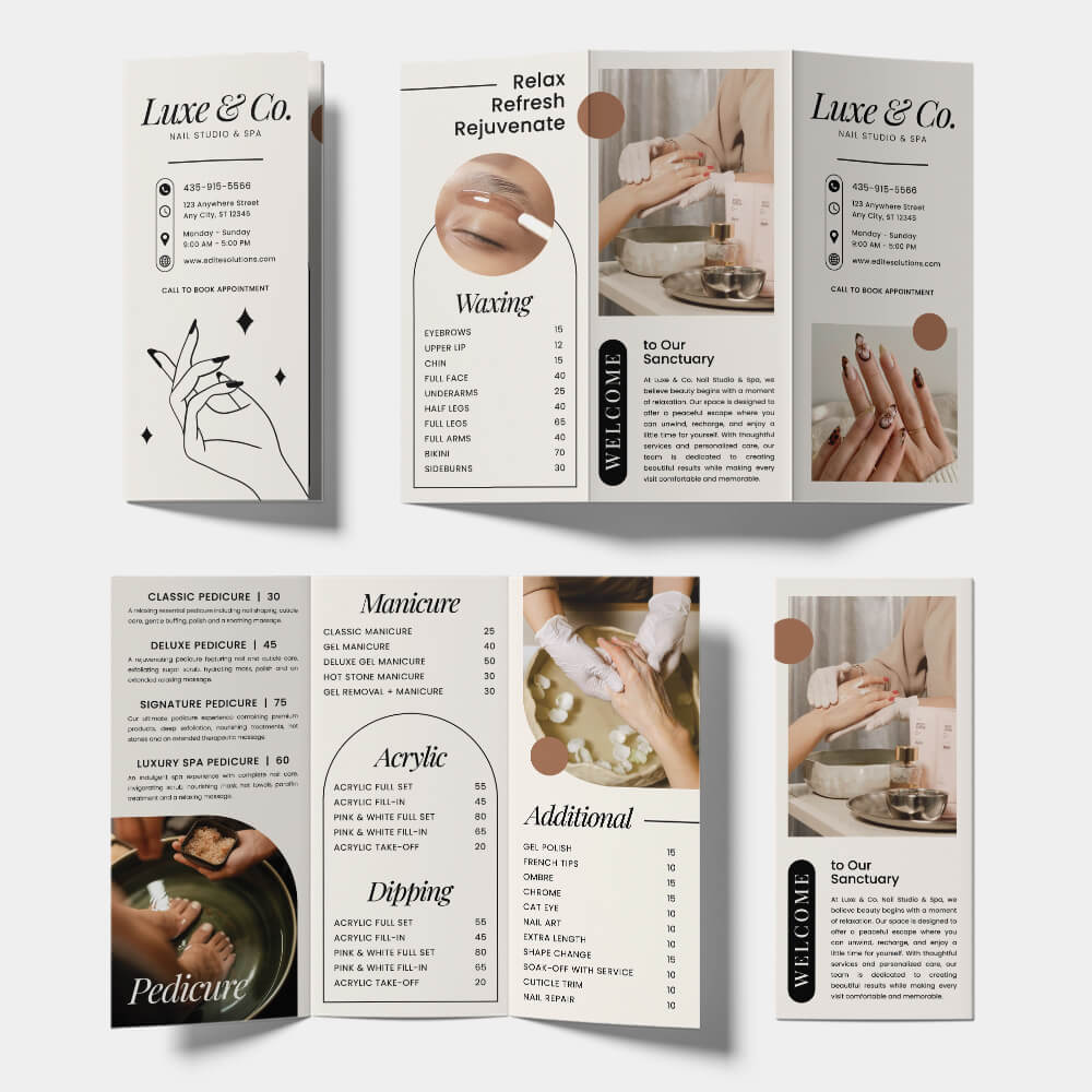 NBR-201 Brochure design template