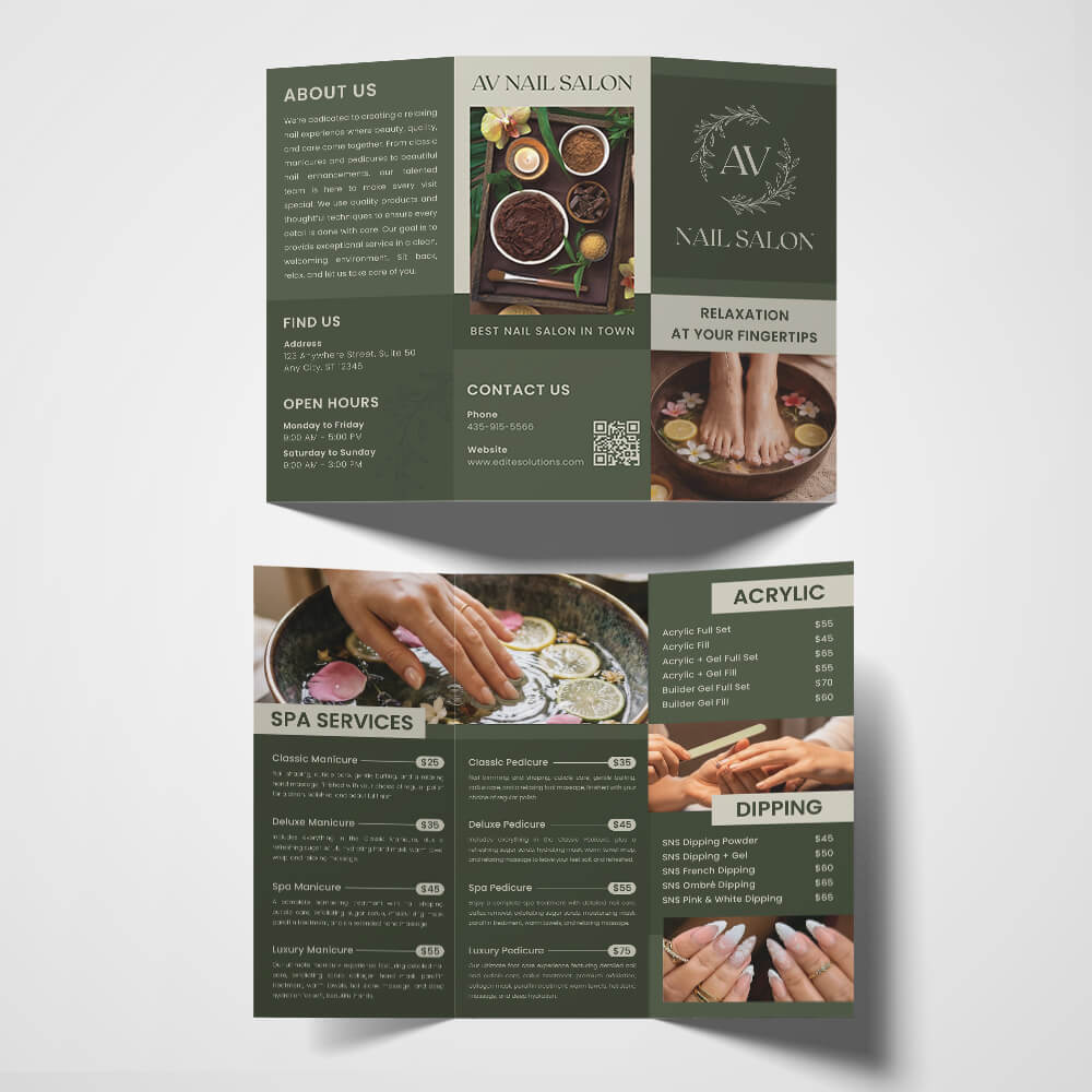 NBR-205 Brochure design template