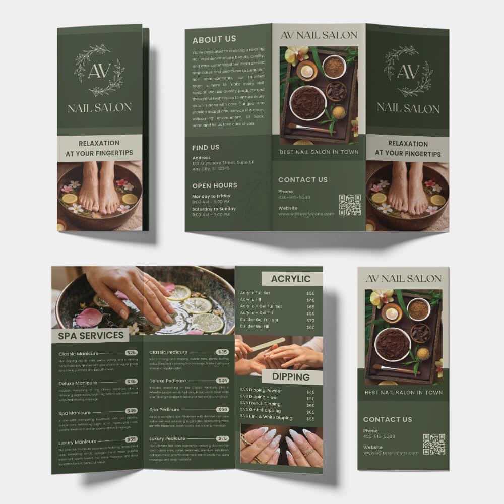 NBR-205 Brochure design template