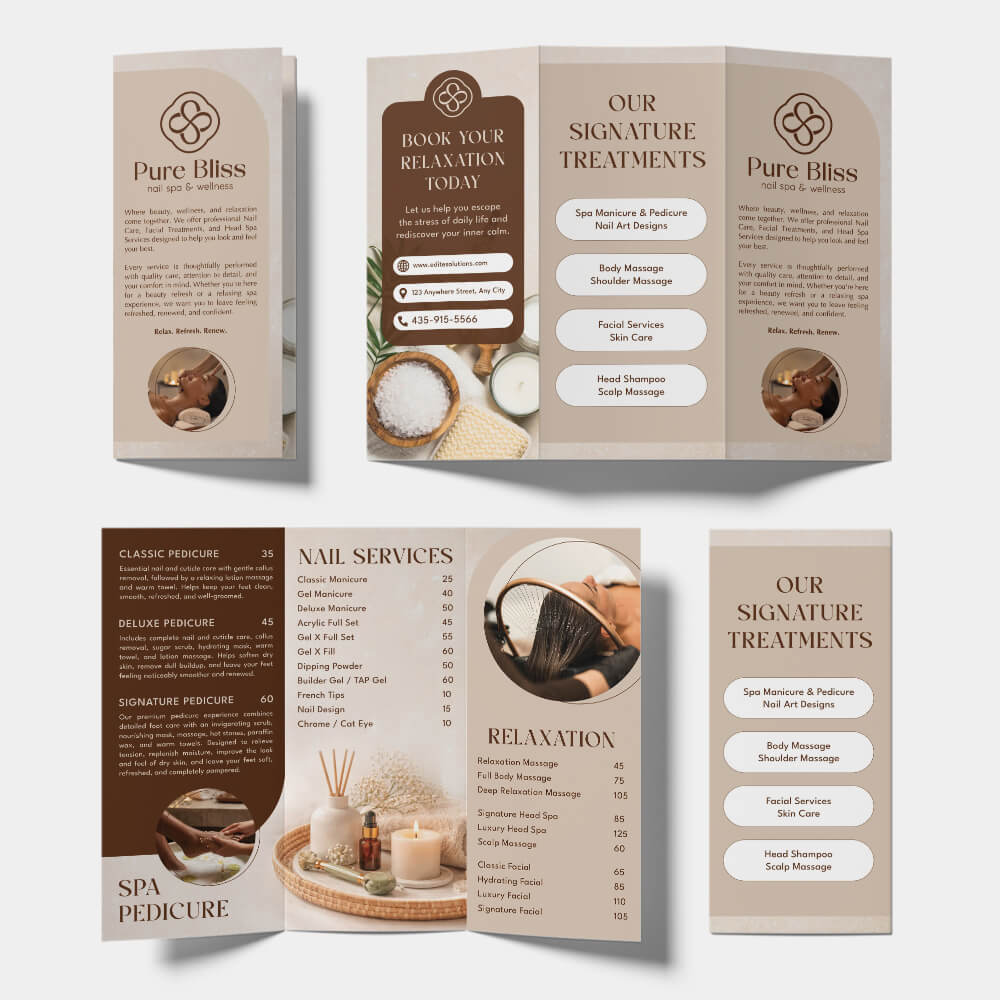 NBR-209 Brochure design template