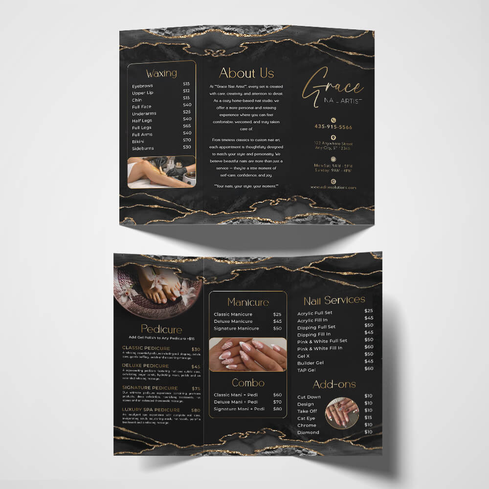 NBR-213 Brochure design template