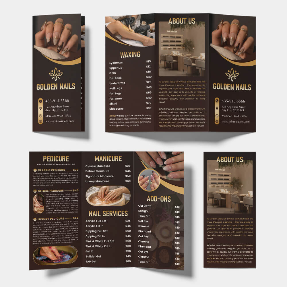 NBR-221 Brochure design template