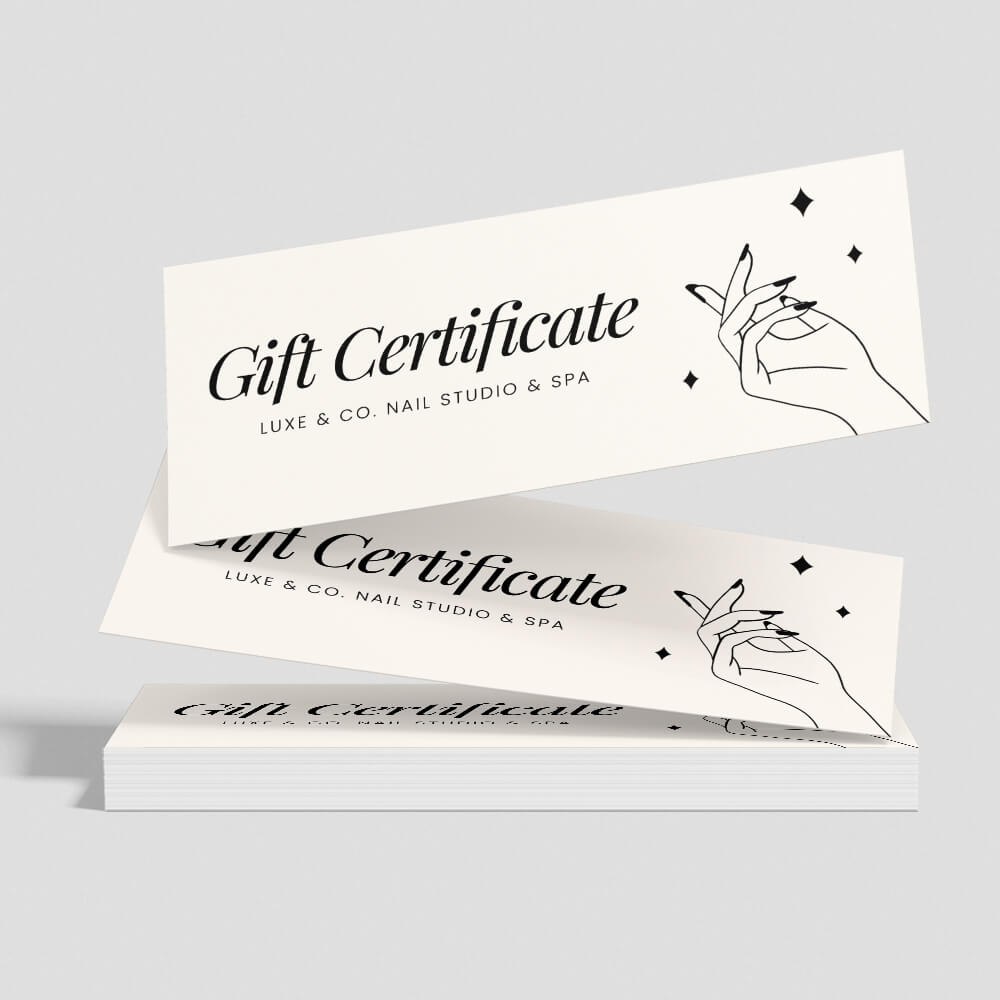 NGC-202 Gift Certificate design template